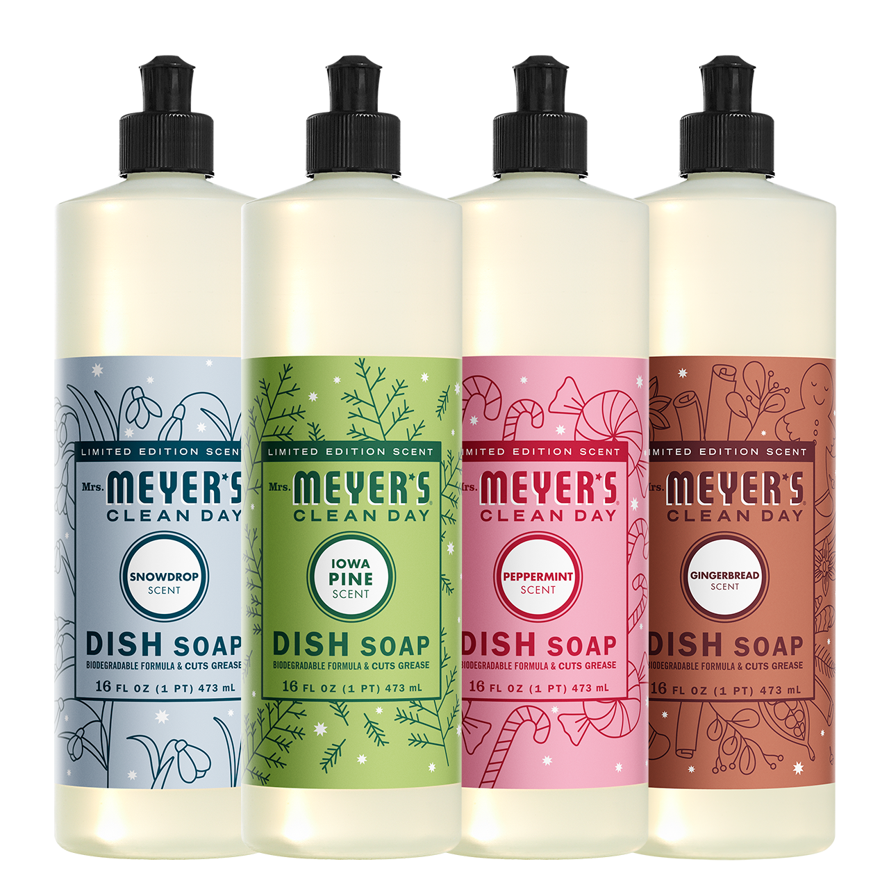 Holiday Seasonal Dish Soap Collection