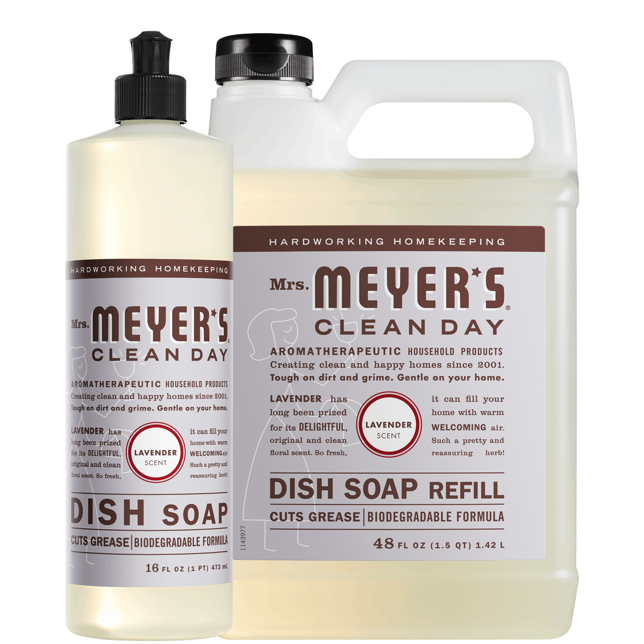 Lavender Dish Soap & Refill Set